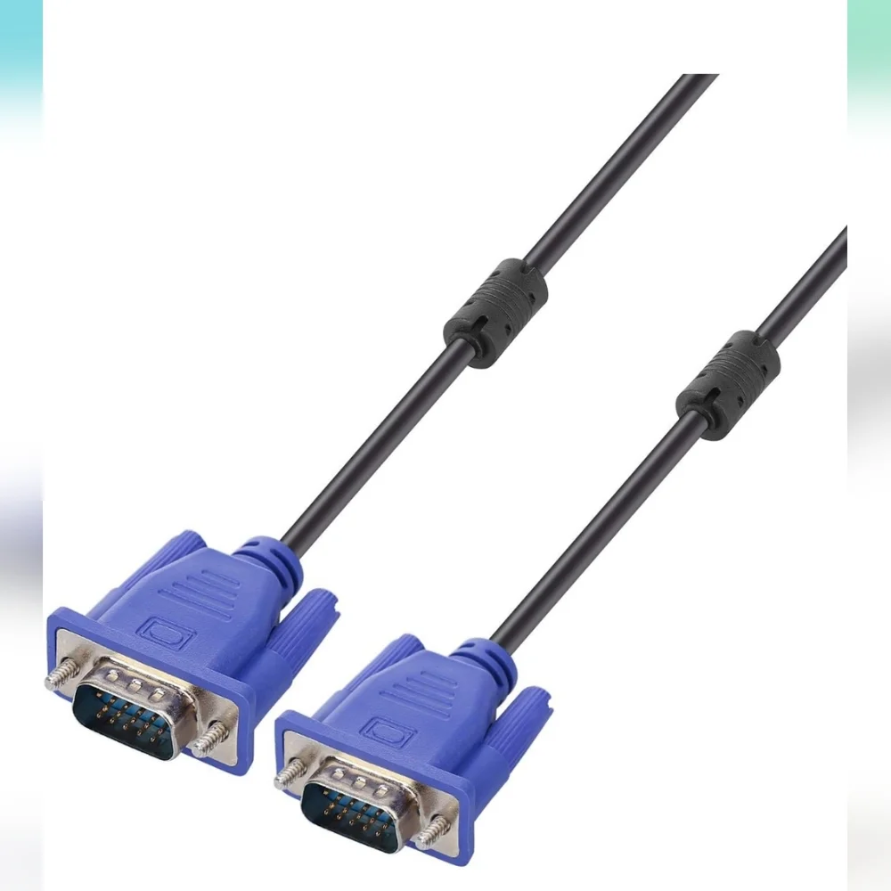 Blue VGA Cable for Computers